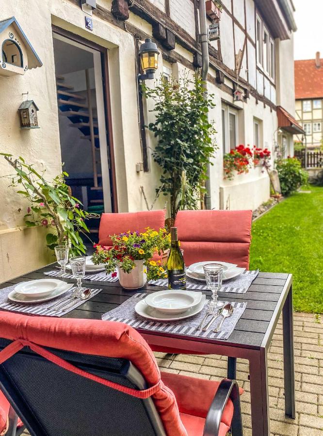 Apartmán Am Mathildenbrunnen Gross Quedlinburg Exteriér fotografie